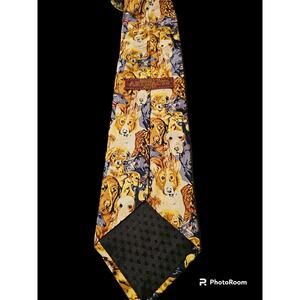Museum Artifacts All Silk Handmade Dog Necktie Tie